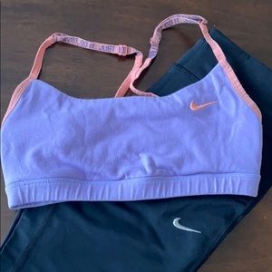 Nike Cotton Sports Bra, Size Small